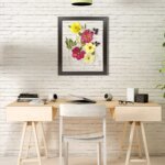 Multicolor Roses with Zipsy Wall Decor Frame 12*15