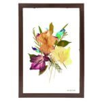 Multicolor Lilly with Orchid Wall Frame 6*10