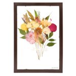 Multicolor Rose with Gaillardia Wall Frame 8*12